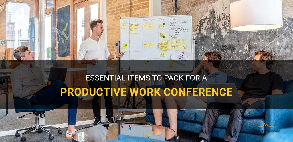 what to pack for a work conference