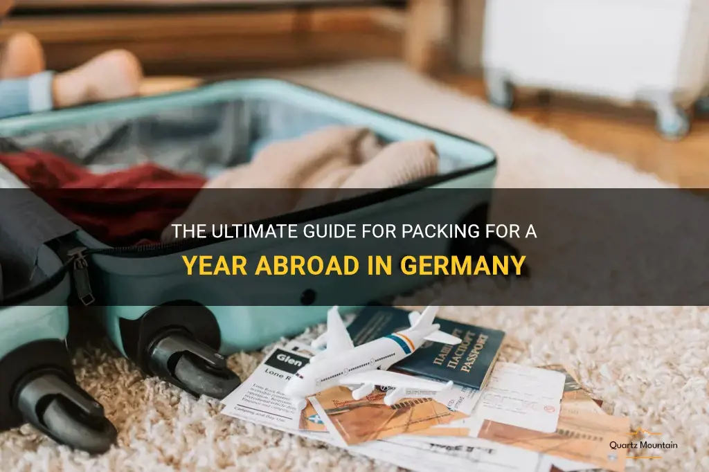 what to pack for a year abroad in germany
