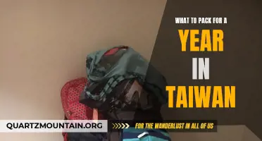 Essential Items to Pack for a Year in Taiwan