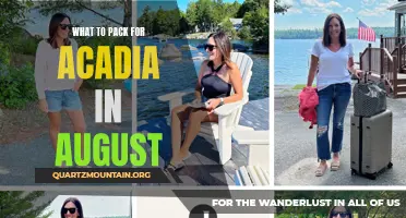 Essential Items to Pack for Your August Trip to Acadia National Park