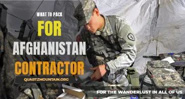 Essential Items for Contractors Heading to Afghanistan: What to Pack