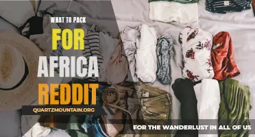 Tips for Packing for Africa: Advice from Reddit Users