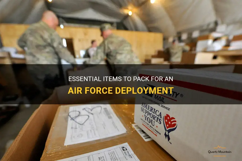 what to pack for air force deployment
