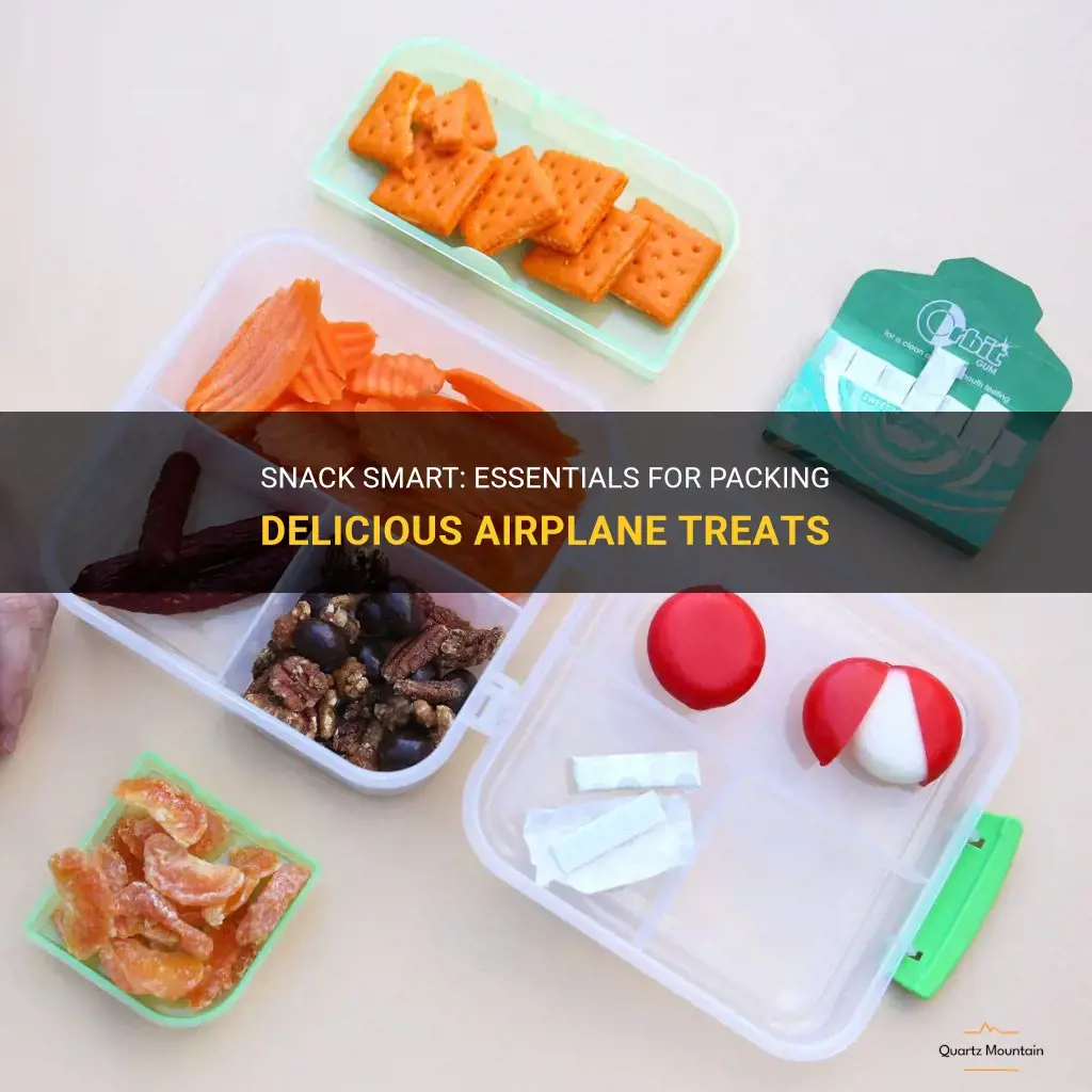 what to pack for airplane snacks