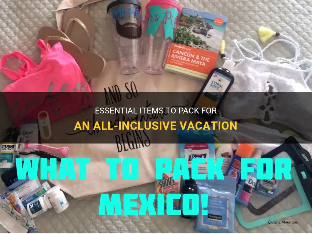 what to pack for all inclusive