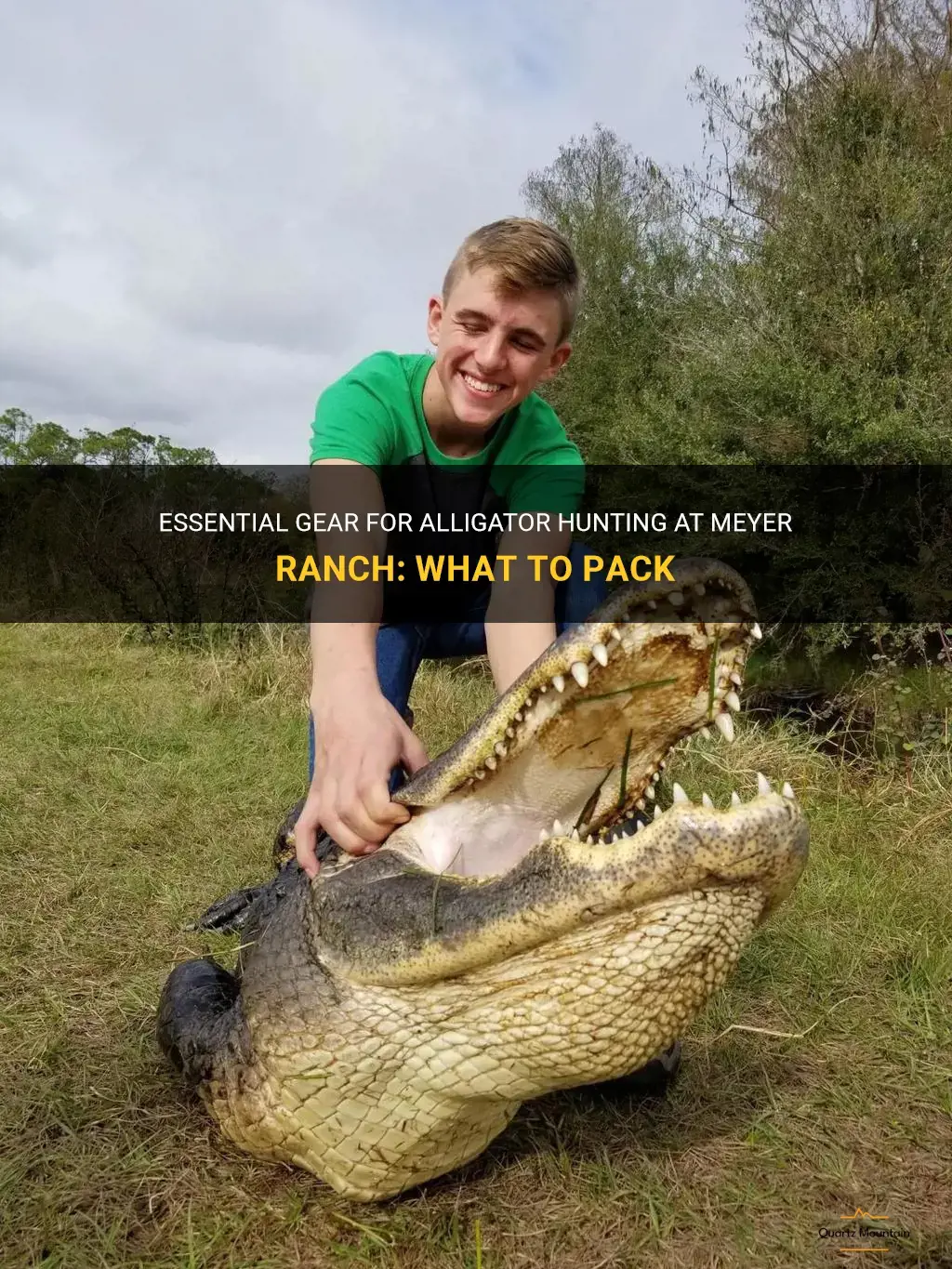 what to pack for alligator hunt meyer ranch