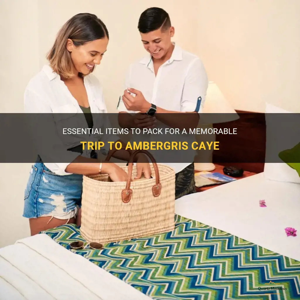 what to pack for ambergris caye