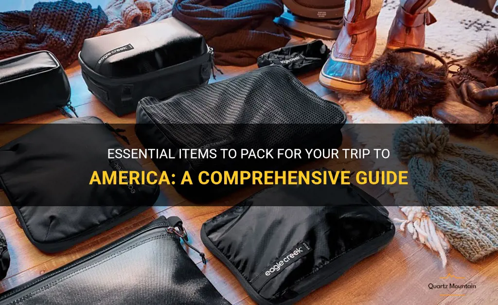 what to pack for america