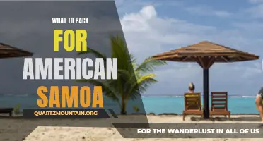 Essential Items to Pack for Your Trip to American Samoa