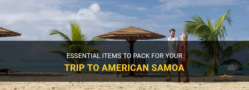 what to pack for american samoa