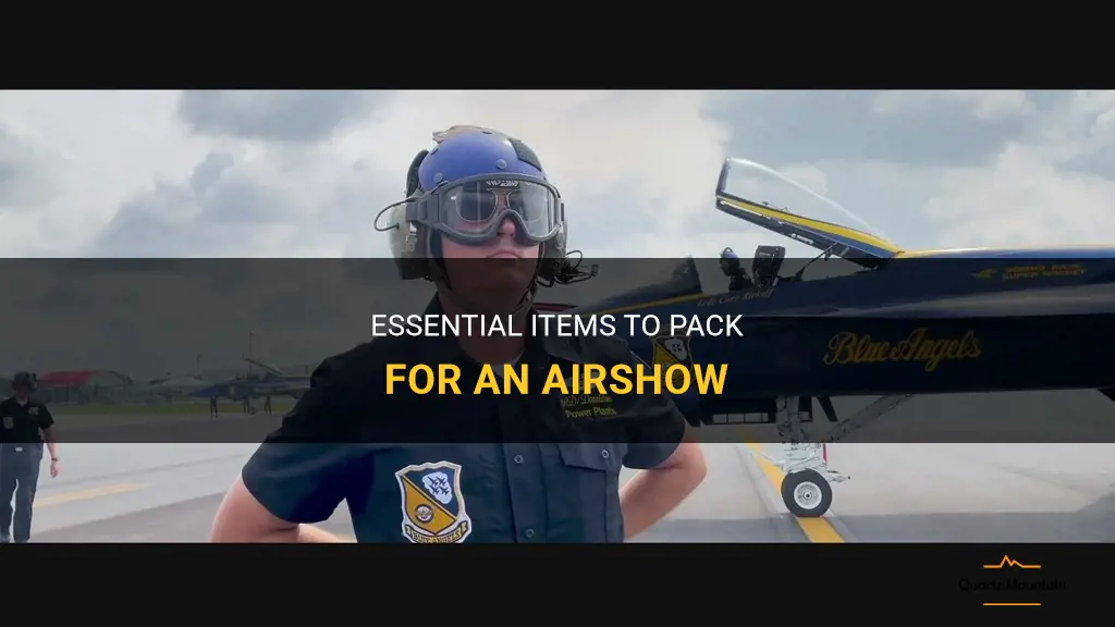 what to pack for an airshow