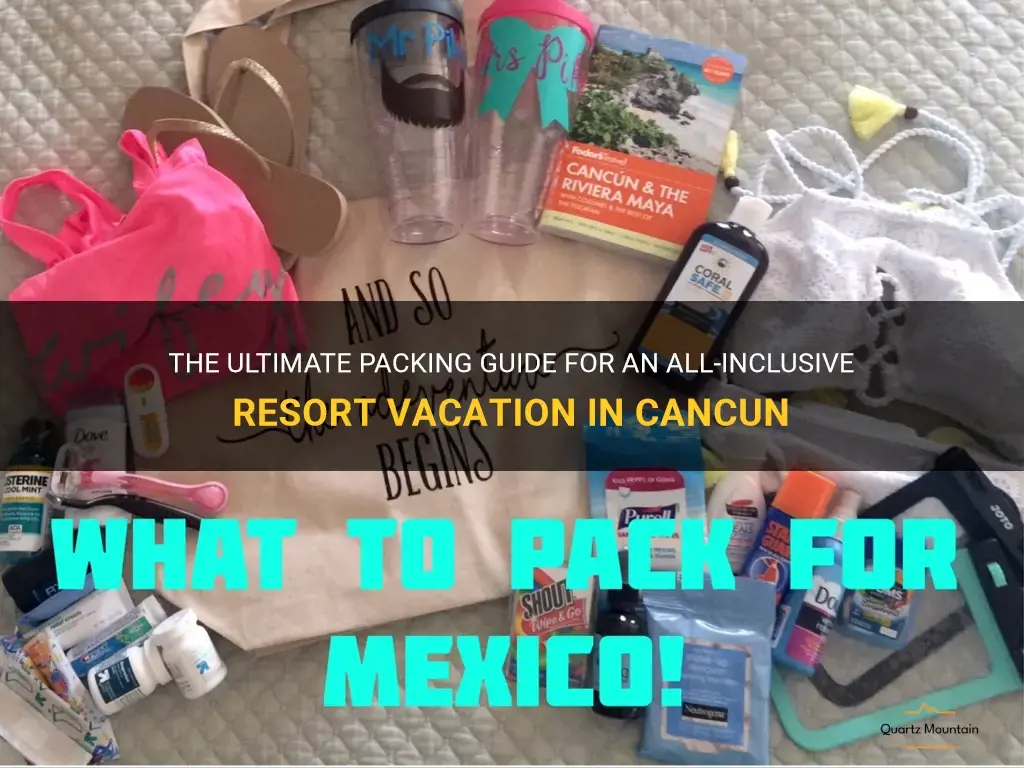 what to pack for an all inclusive resort in cancun