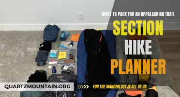 Essential Gear and Packing List for an Appalachian Trail Section Hike Planner