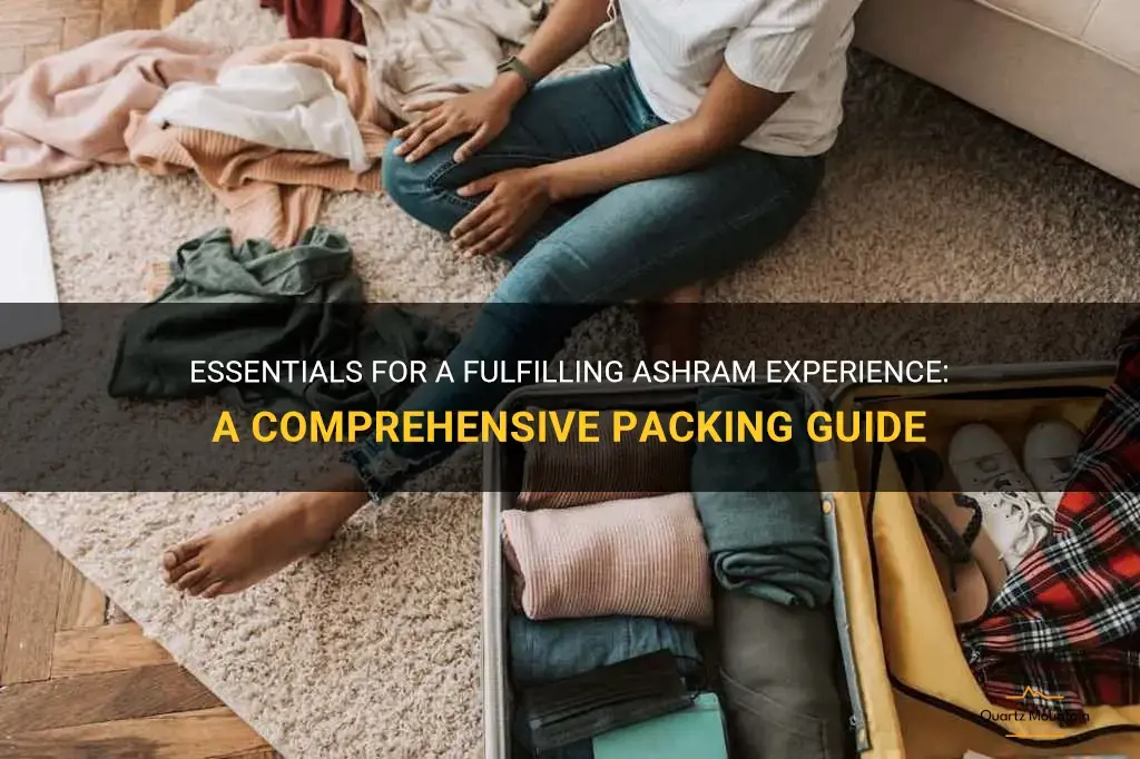 what to pack for an ashram