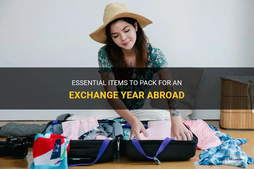 what to pack for an exchange year