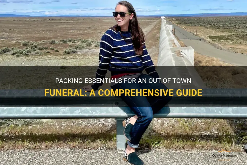 what to pack for an out of town funeral