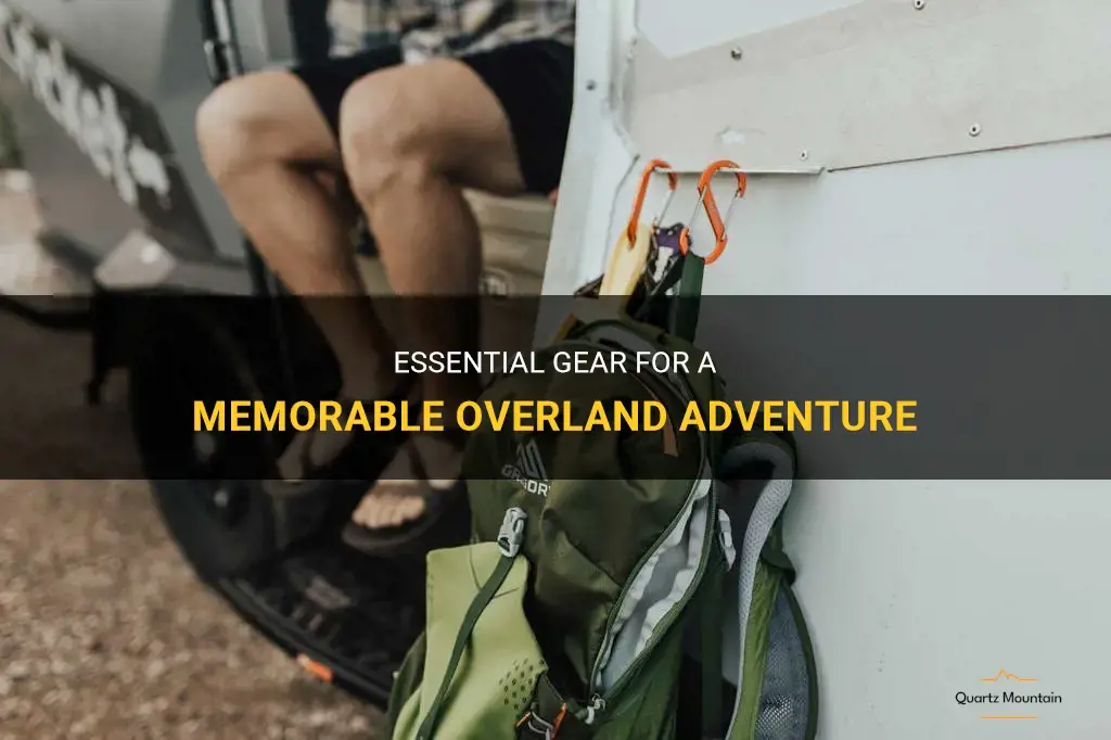 what to pack for an overland trip