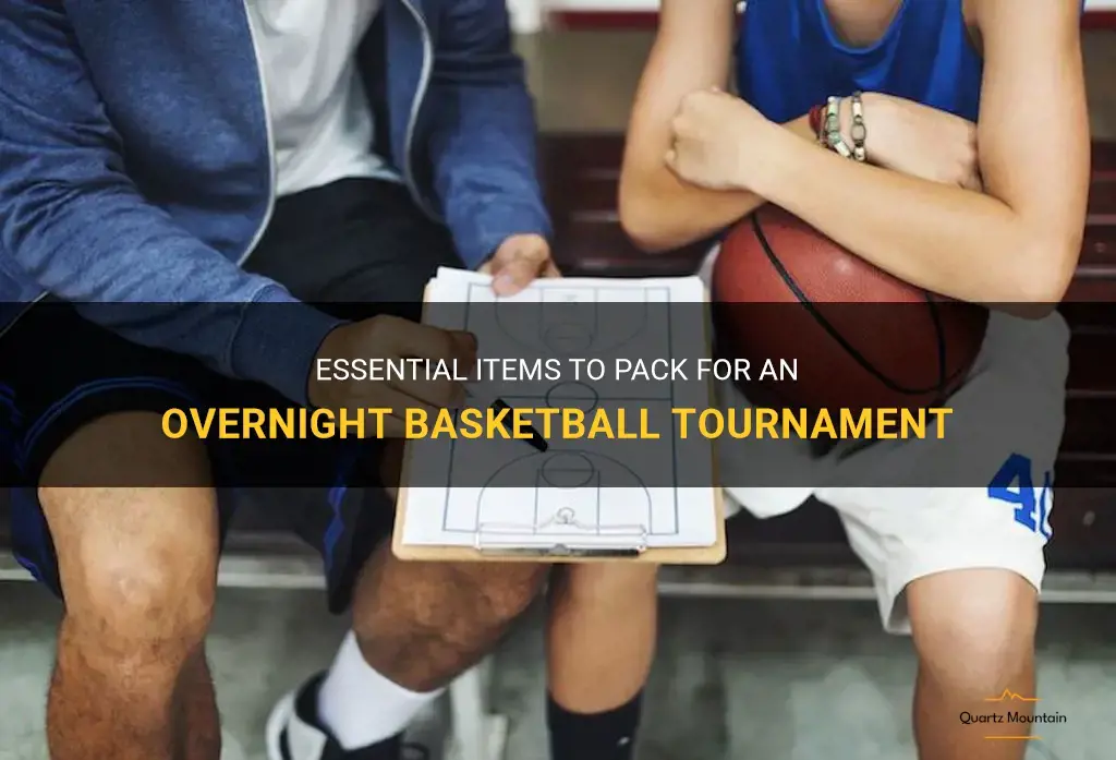 what to pack for an overnight basketball tournament