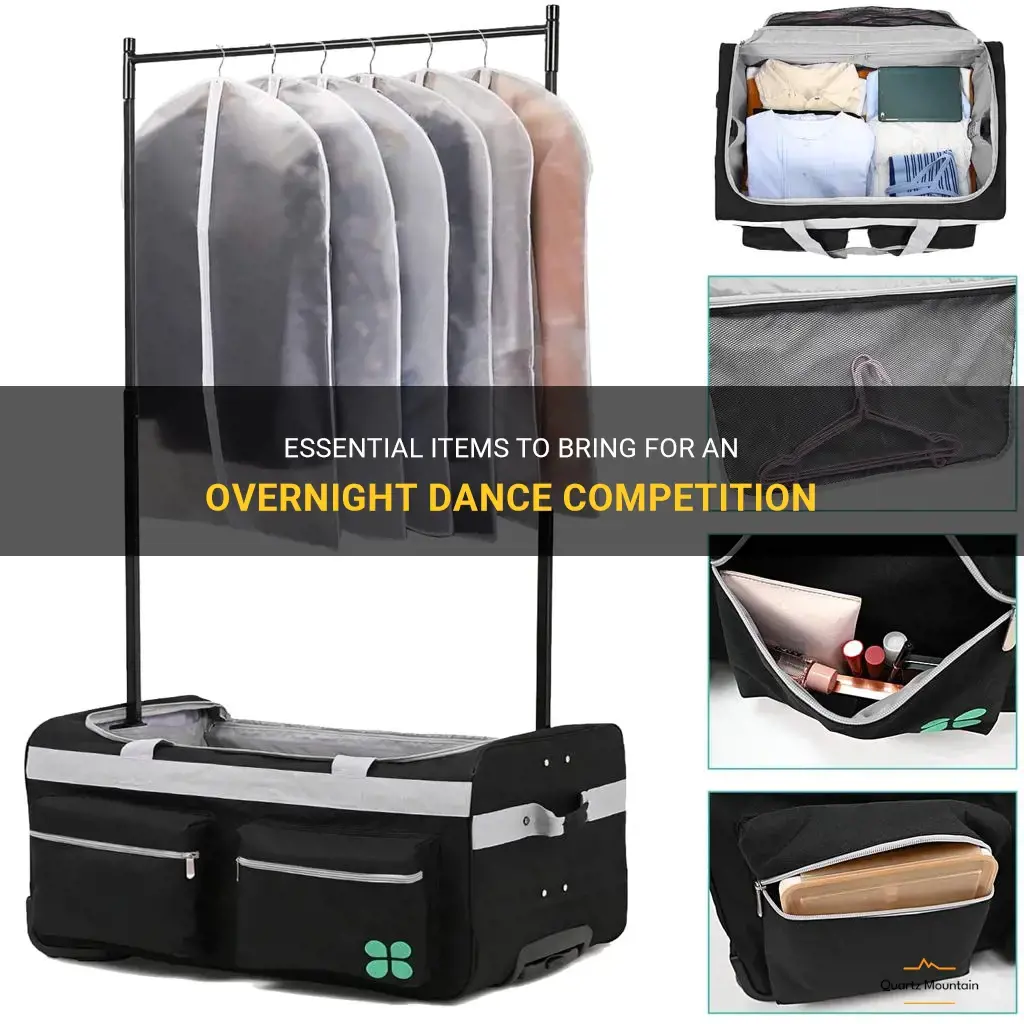 what to pack for an overnight dance competition