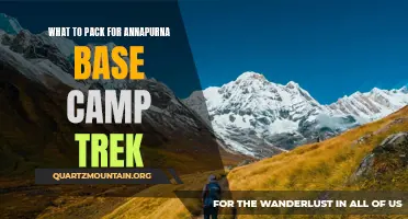Essential Items to Pack for an Annapurna Base Camp Trek