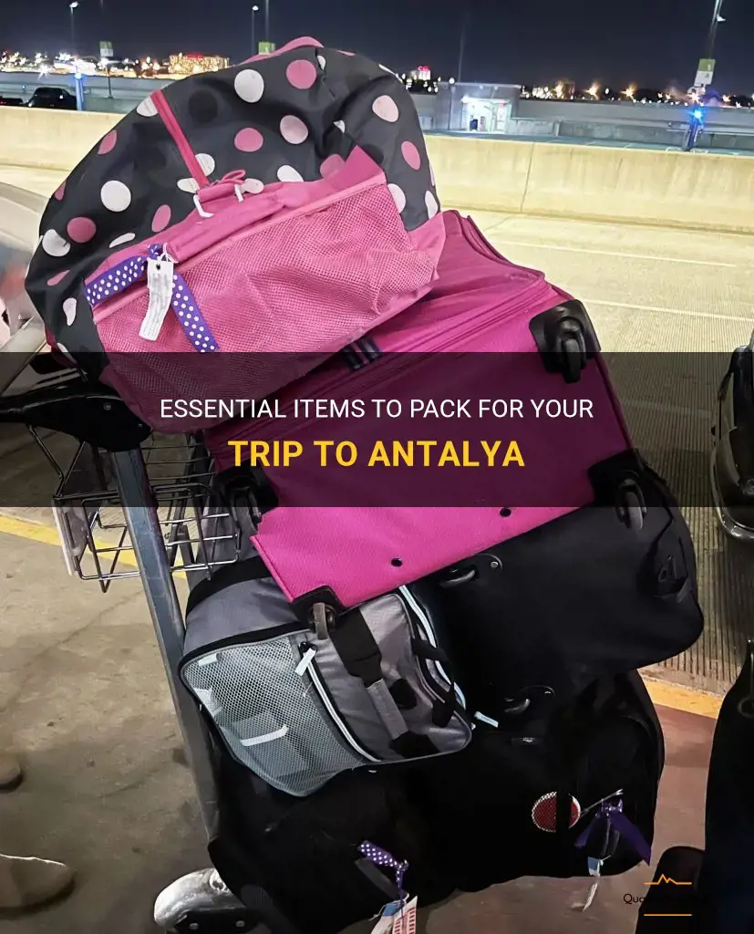 what to pack for antalya
