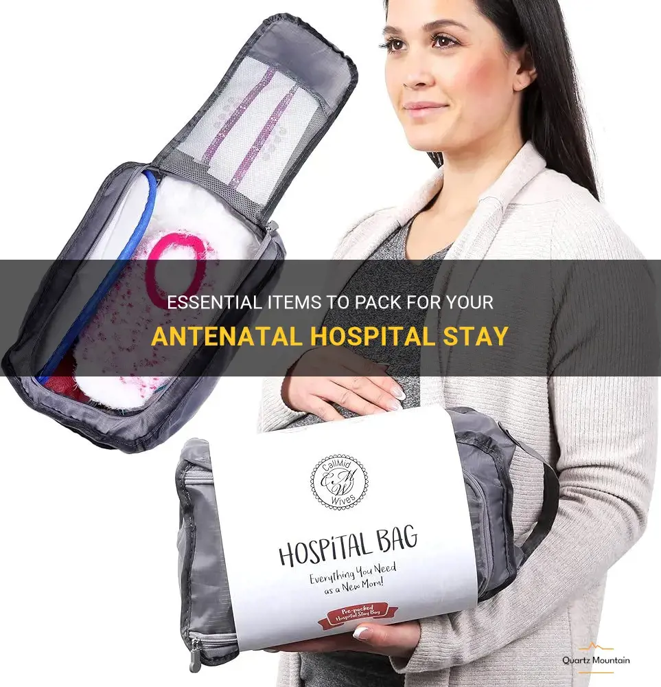 what to pack for antenatal hospital stay