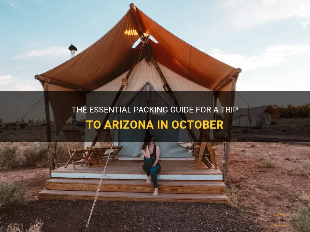 what to pack for arizona in October
