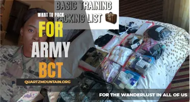 The Essential Packing Guide for Army BCT