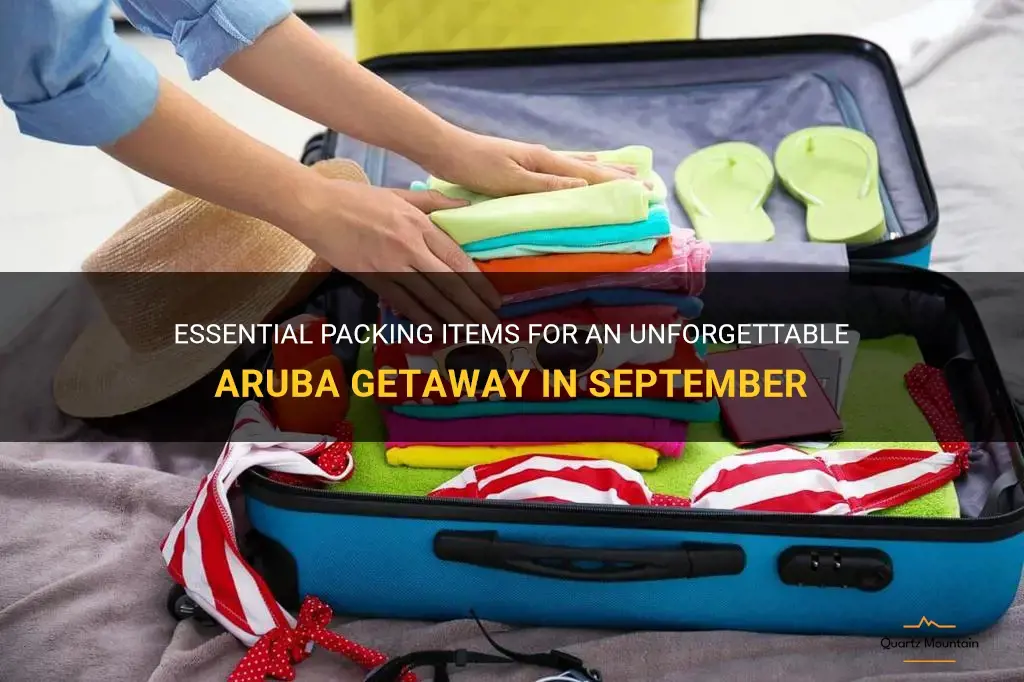 what to pack for aruba in September