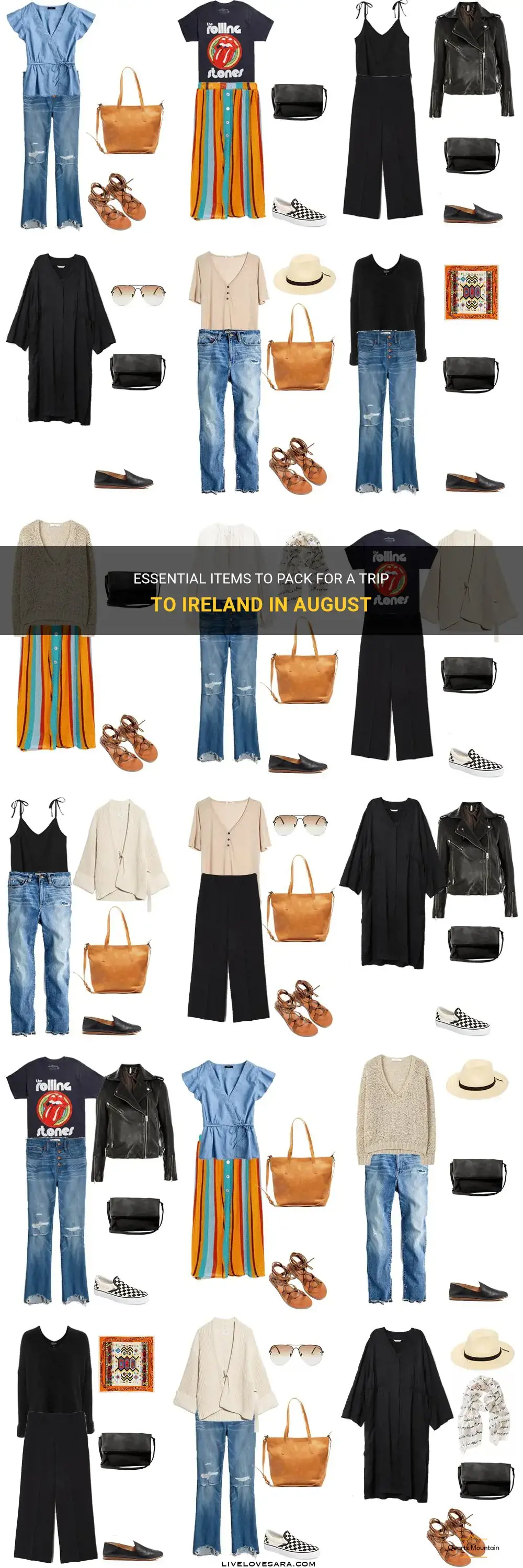 what to pack for august in ireland