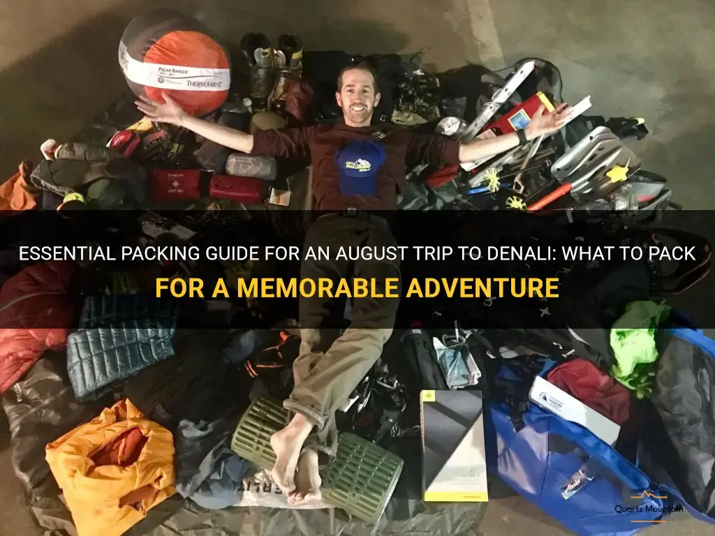 what to pack for august trip to denali