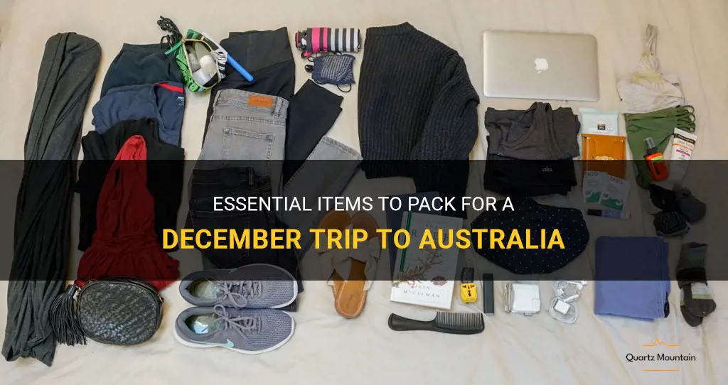 what to pack for australia in december