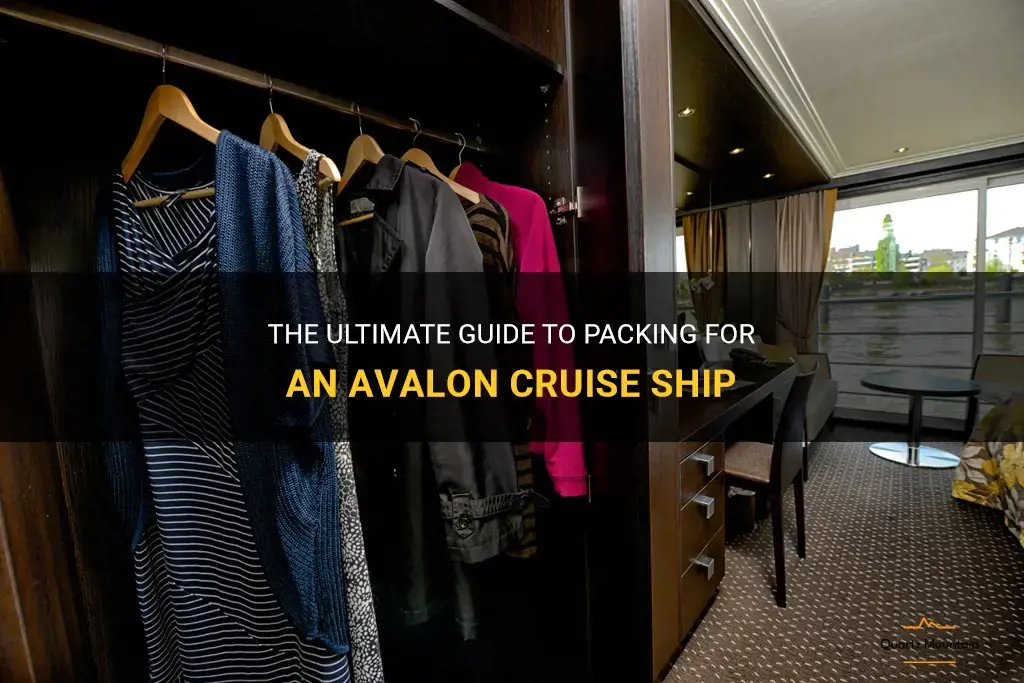 what to pack for avalon cruise ship