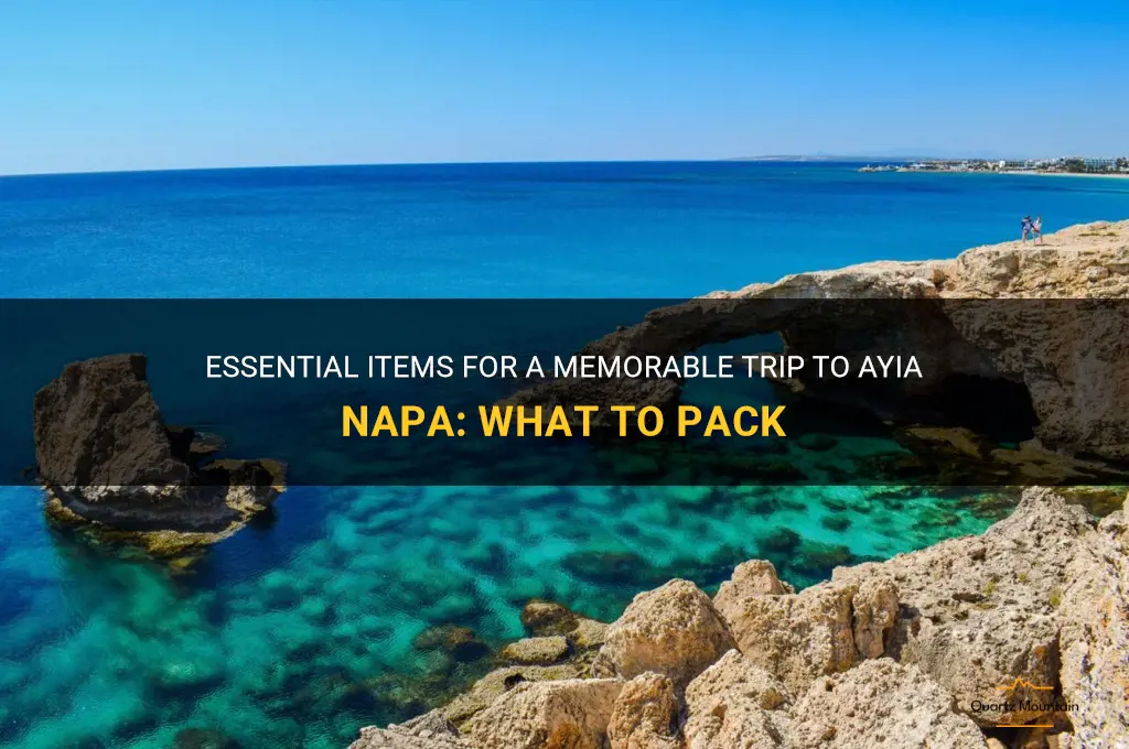 what to pack for ayia napa