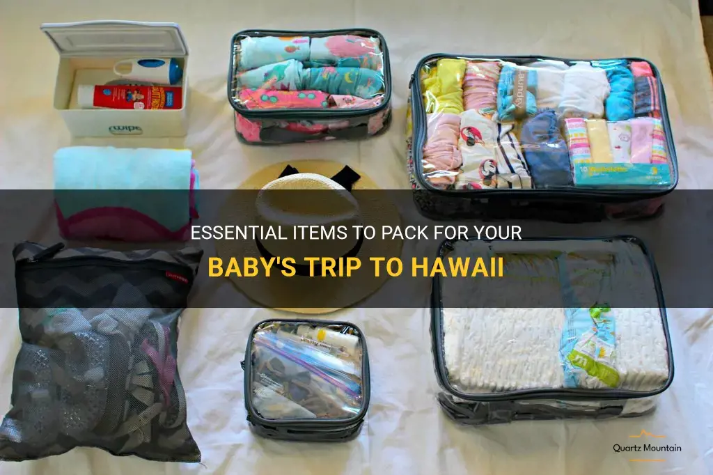 what to pack for baby for hawaii