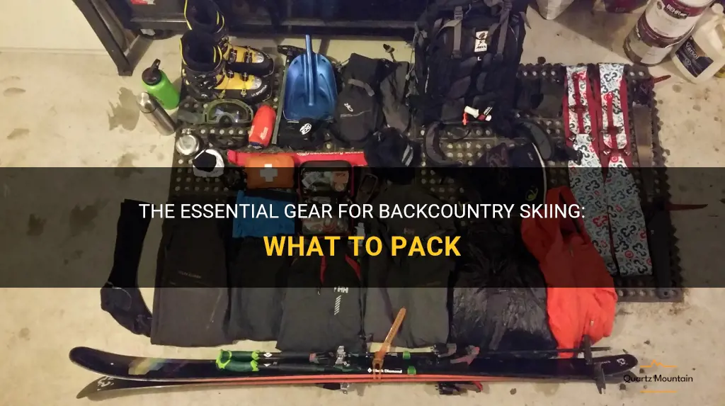 what to pack for backcountry skiing