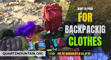 Essential Clothing Items to Pack for Backpacking Adventures