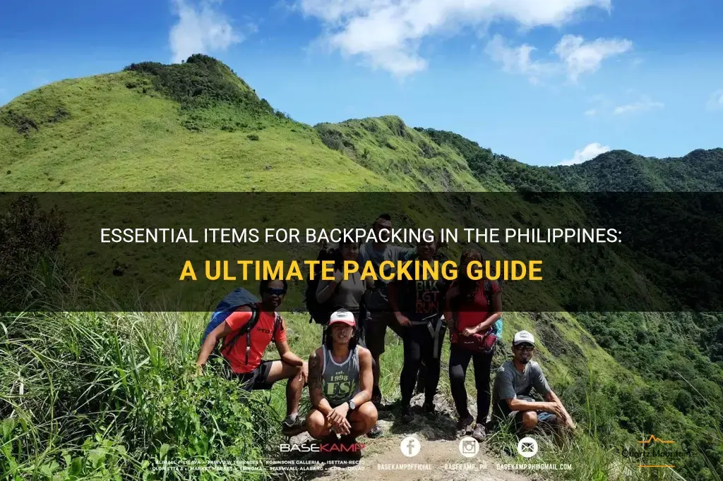 what to pack for backpacking in philippines