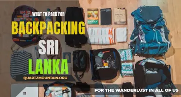 Essential Items to Pack for Backpacking Sri Lanka