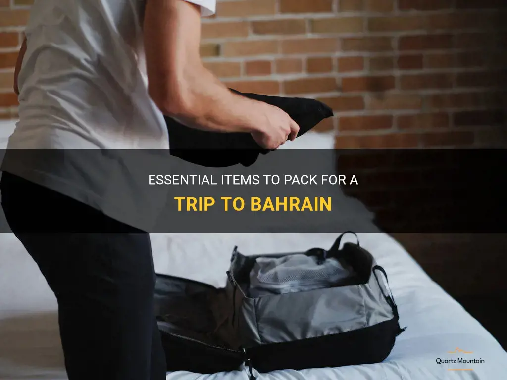 what to pack for bahrain