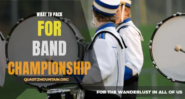 The Ultimate Guide to Packing for a Band Championship