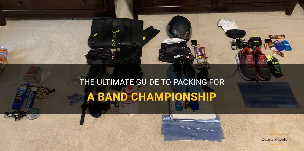 what to pack for band championship