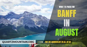 Essential Gear for Exploring Banff National Park in August