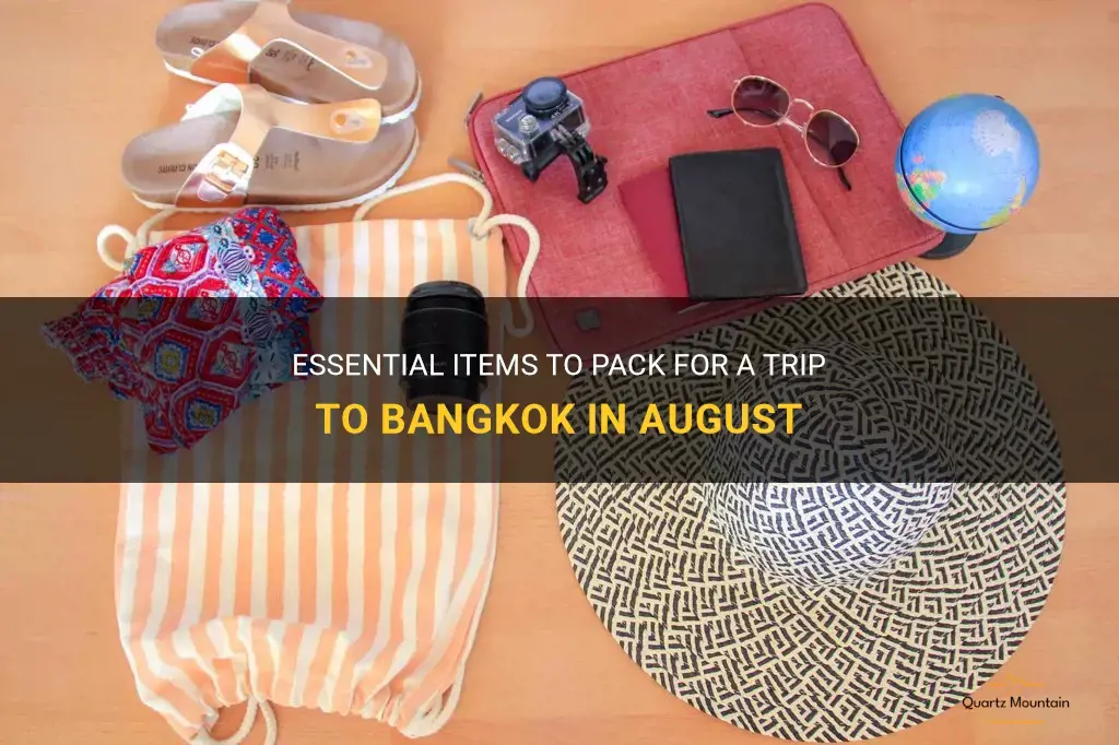 what to pack for bangkok in august
