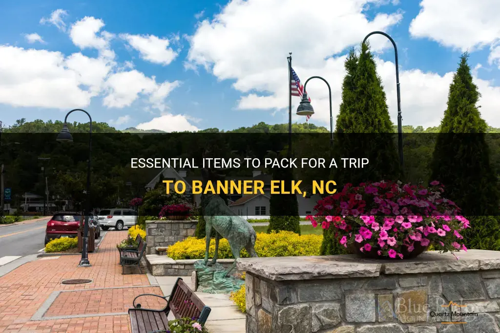 what to pack for banner elk nc