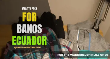 Essential Items to Pack for Your Trip to Baños Ecuador