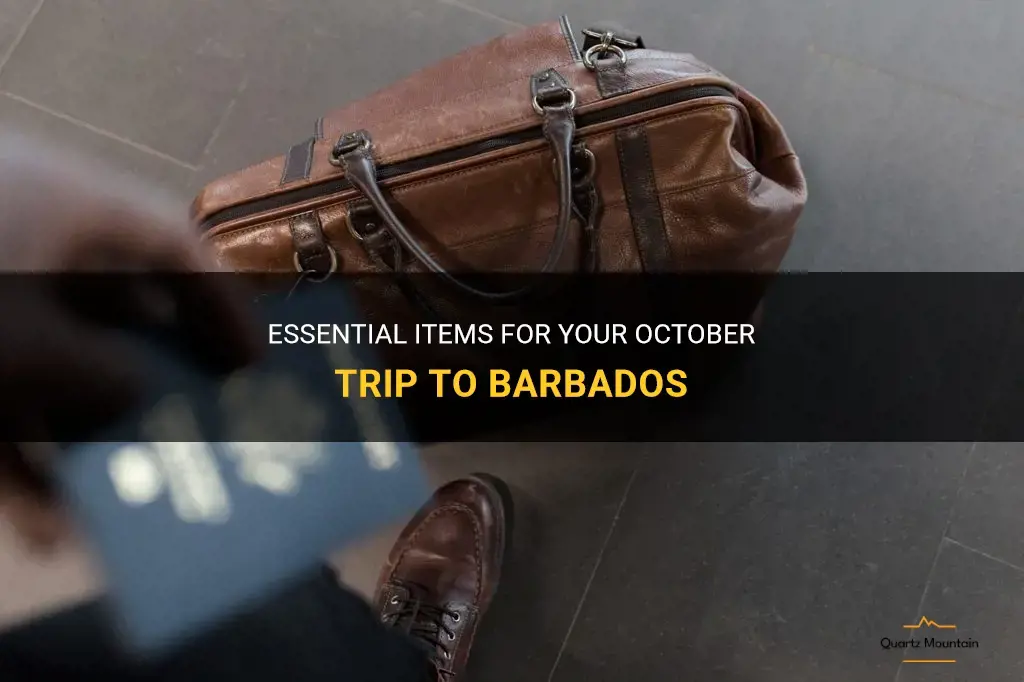 what to pack for barbados in October