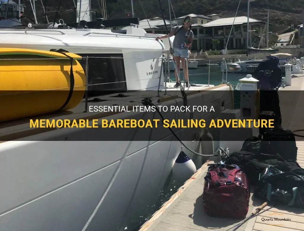 what to pack for bareboat sailing