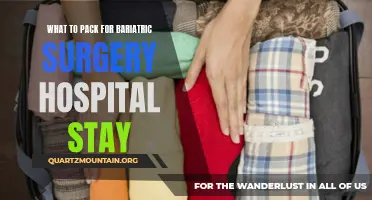 Essential Items to Pack for Your Bariatric Surgery Hospital Stay