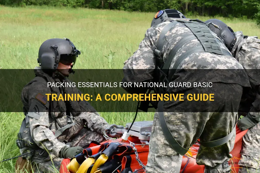 what to pack for basic training national guard